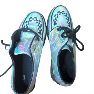 Men's niche holographic loafers